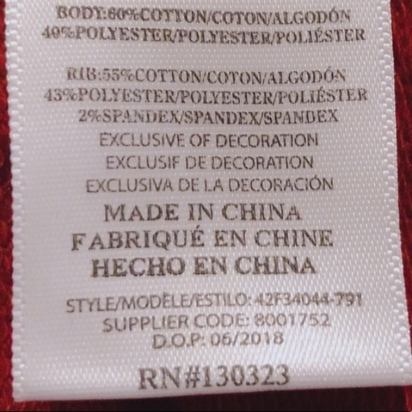 Lucky Brand Jorgensen Track Jacket Biking Red Big Girl’s Size S NWT $44.50 - Picture 5 of 9